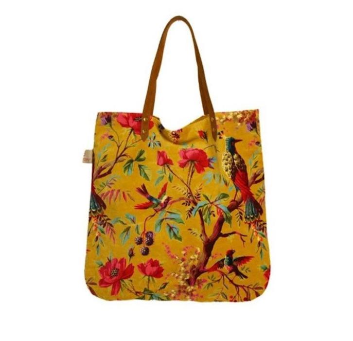 Okergele paradise shopper tas Paradise in diverse kleuren, Sieraden, Tassen en Uiterlijk, Tassen | Damestassen, Nieuw, Shopper