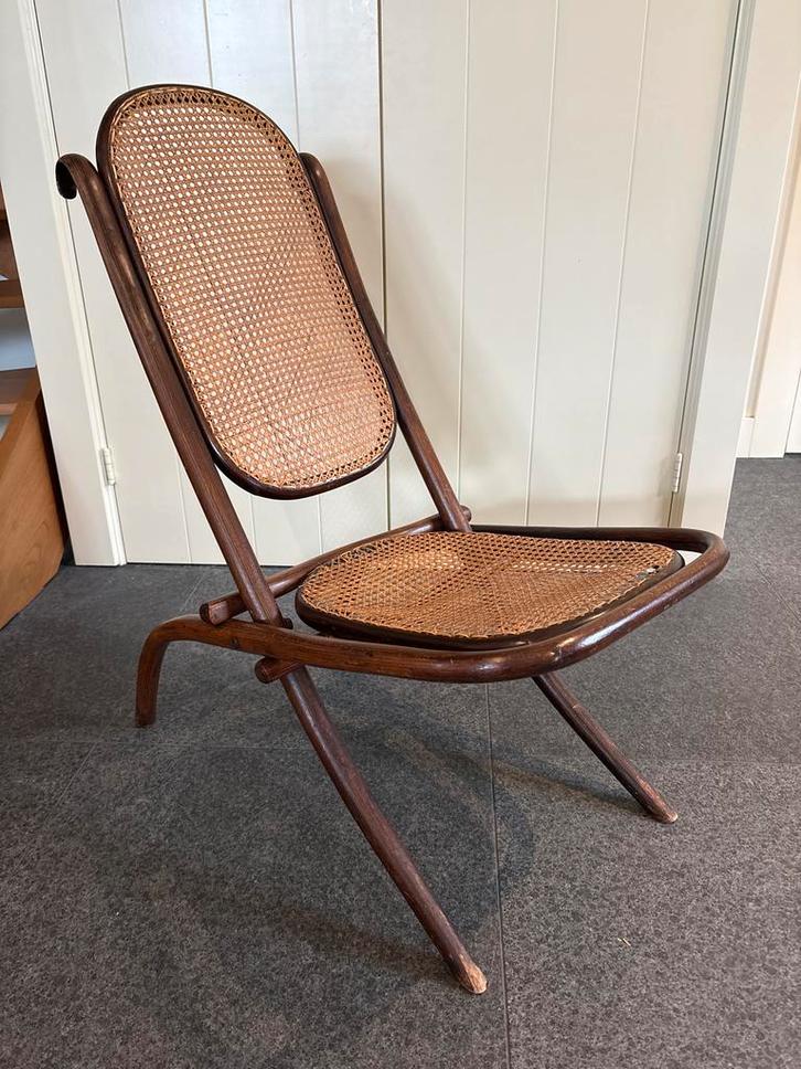 Thonet Nr. 1 Klapstoel - Klassiek Design, Huis en Inrichting, Stoelen, Gebruikt, Eén, Hout, Bruin, Ophalen