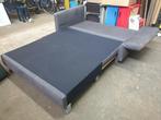 Hele nette slaapbank die Collection grijs stof 130x200 cm, Ophalen, Tweepersoons, 140 cm, Zo goed als nieuw