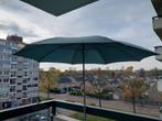 Balkonparasol inclusief houder, Tuin en Terras, Ophalen, Kantelbaar, Gebruikt, 1 tot 2 meter