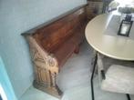 Originele eikenhouten kerkbank, Ophalen