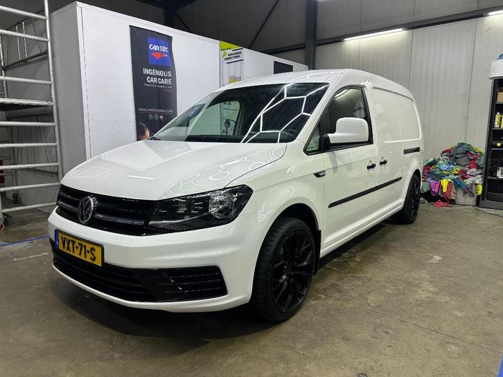 Volkswagen Caddy 2018 Wit, Auto's, Bestelauto's, Particulier, Airconditioning, Bluetooth, Centrale vergrendeling, Cruise Control