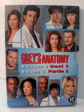 Grey's Anatomy - seizoen 3 - deel 1 (originele dvd's) beschikbaar voor biedingen