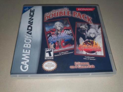 Castlevania Double Pack Game Boy Advance GBA Game Case, Spelcomputers en Games, Games | Nintendo Game Boy, Zo goed als nieuw, Verzenden