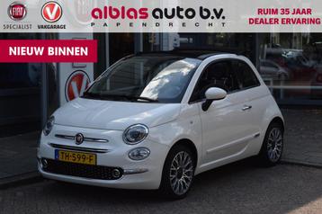 Fiat 500 C 0.9 TwinAir Turbo Lounge Nav|16"|PDC|Lage km! beschikbaar voor biedingen