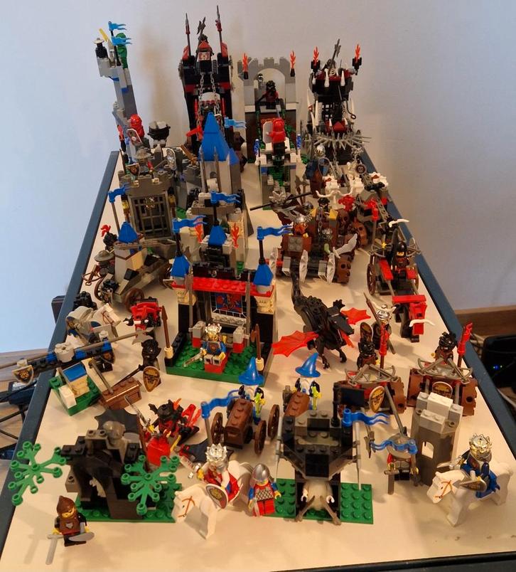 Grote LEGO Knights Kingdom & Castle Collectie, Kinderen en Baby's, Speelgoed | Bouwstenen, Gebruikt, Overige merken, Ophalen of Verzenden