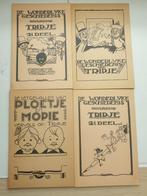 4 oude strips van Tripje en Ploetje en Mopie, Meerdere stripboeken, Ophalen of Verzenden, Gelezen