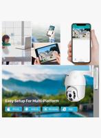 Smart wifi camera, Audio, Tv en Foto, Videobewaking, Ophalen of Verzenden