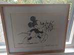 Mickey Mouse Tekening in Lijst, Ophalen