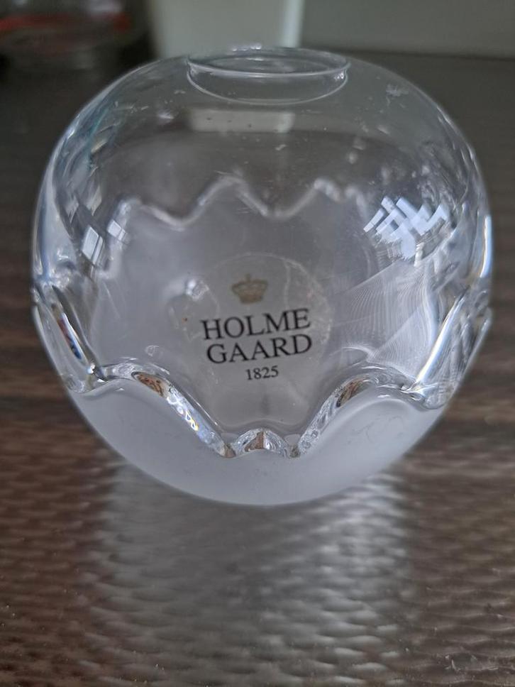 Antiek snoepschaaltje ei vorm, Antiek en Kunst, Antiek | Glas en Kristal, Ophalen of Verzenden