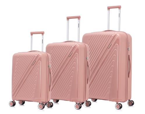 Tralex Horizon Kofferset - 3-Delig Polypropyleen, TSA slot, Sieraden, Tassen en Uiterlijk, Koffers, Nieuw, Hard kunststof, 70 cm of meer