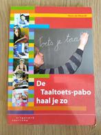 H. de Weerdt - De Taaltoets-pabo haal je zo, Ophalen of Verzenden, Zo goed als nieuw, H. de Weerdt