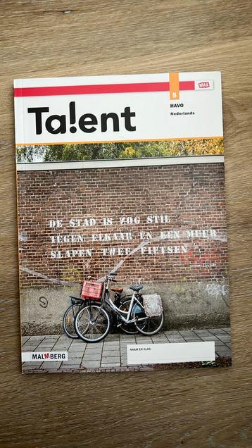 Talent boek Nederlands- 5 havo beschikbaar voor biedingen