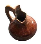 Kruikje aardewerk Bergen op Zoom ca. 1700 bodemvondst, Verzenden