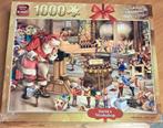 Santa's workshop King puzzel 1000 stukjes Kerstmis, Ophalen of Verzenden, 500 t/m 1500 stukjes, Zo goed als nieuw, Legpuzzel