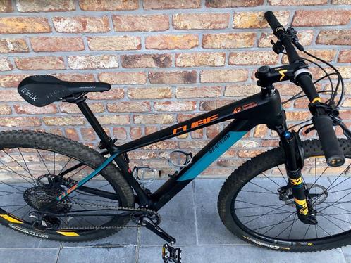Cube C62 one full carbon 17" XTR-12 speed, 9,5 kg., Fietsen en Brommers, Fietsen | Mountainbikes en ATB, Zo goed als nieuw, Overige merken
