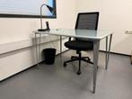 Glazen tafel/ bureau, Ophalen, Gebruikt, Bureau