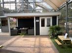 Showmodel Woodpro Platdak 500 x 250 cm zwart wit gespoten, Ophalen, 3 ramen of meer, 250 tot 500 cm, Blokhut