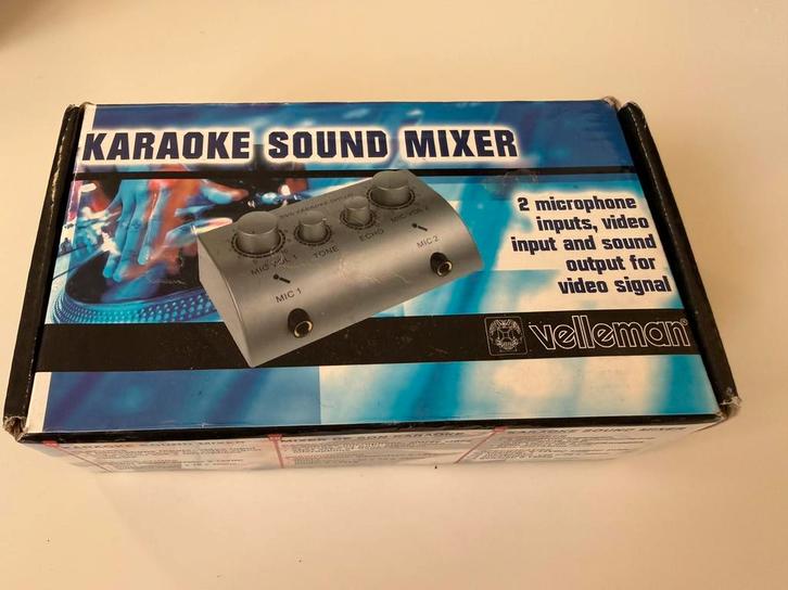 Karaoke Sound Mixer – Velleman – nieuw in doos, Audio, Tv en Foto, Converters, Zo goed als nieuw, Ophalen of Verzenden