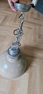 Hanglamp industriële lamp XL epoxy grijs (52cm), Huis en Inrichting, Ophalen of Verzenden, Zo goed als nieuw, 50 tot 75 cm