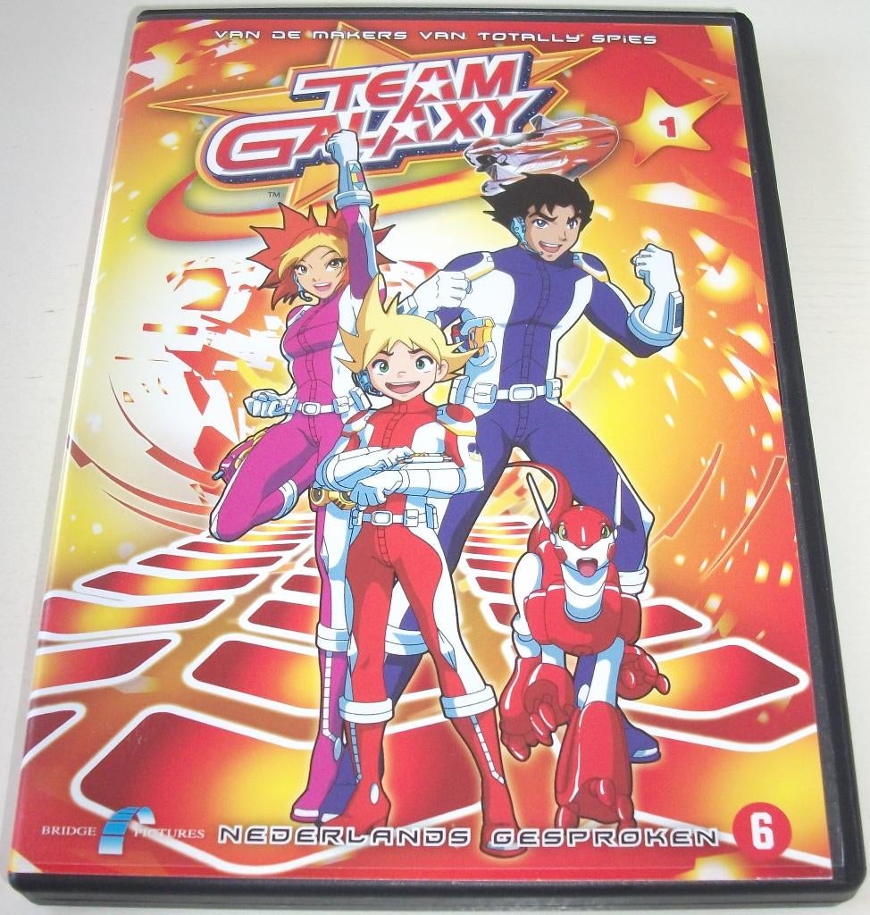 Dvd *** TEAM GALAXY *** Deel 1, Cd's en Dvd's, Tekenfilm, Amerikaans, Ophalen of Verzenden, Zo goed als nieuw