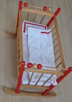 schommelbedje nieuwstaat! voor pop(speelgoed)+ beddengoed!, Ophalen of Verzenden, Gebruikt, Overige typen