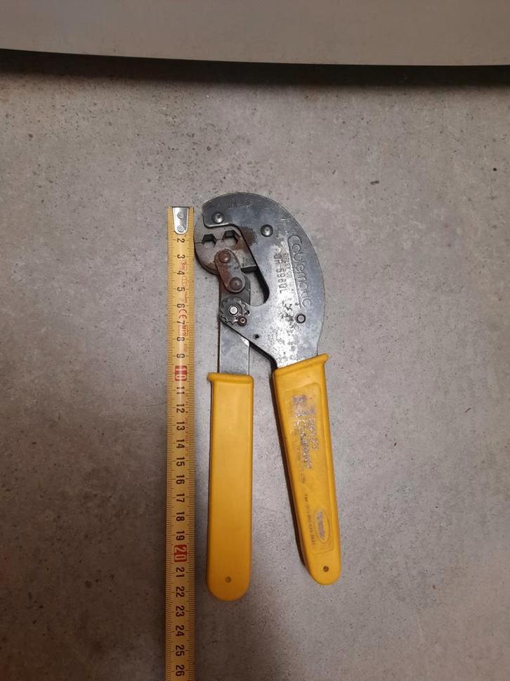 Hex krimptang klemtang connector hexagon ripley, Doe-het-zelf en Verbouw, Gereedschap | Handgereedschap, Gebruikt, Ophalen of Verzenden