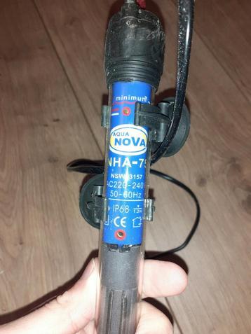 Aqua Nova aquarium heater 75W, heater 75Watt beschikbaar voor biedingen