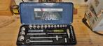 Dopsleutelset 33-delig minimaal gebruikt, Doe-het-zelf en Verbouw, Gereedschap | Handgereedschap, Ophalen, Zo goed als nieuw