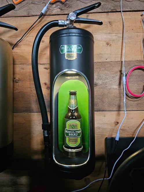 Mooie SCHULTENBRAU BRANDBLUSSER met ledverlichting, Verzamelen, Biermerken, Nieuw, Overige typen, Overige merken, Ophalen of Verzenden