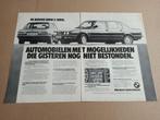 Reclame (uit oud tijdschrift) BMW E28/ 5-serie (1983), Verzamelen, Auto's, Gebruikt, Verzenden