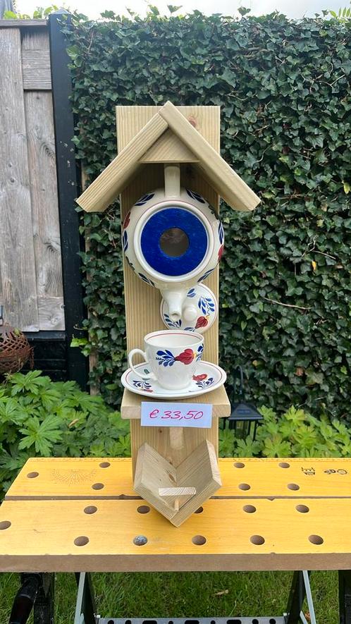 Theepot vogelvoederhuis Boerenbond, Tuin en Terras, Vogelhuisjes en Vogelbaden, Nieuw, Ophalen of Verzenden