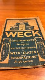 Gebruiksaanwijzing Weck, Antiek en Kunst, Ophalen of Verzenden