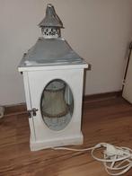 Lantaarn met lamp  - Tafellamp, Minder dan 50 cm, Gebruikt, Ophalen of Verzenden