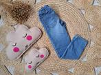 Middenblauwe skinny jeans maat 122, Kinderen en Baby's, Kinderkleding | Maat 122, Ophalen of Verzenden, Zo goed als nieuw, Meisje