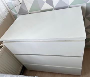 Wit ladenkast ikea malm kast dressoir lade kast - afbeelding 4
