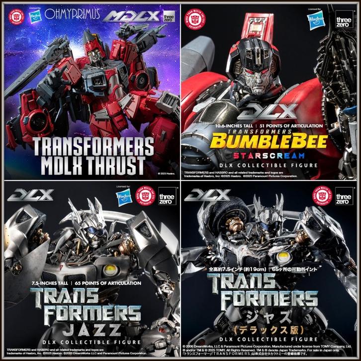 [𝗣𝗿𝗲-𝗼𝗿𝗱𝗲𝗿] Threezero X Hasbro Transformers Figure, Verzamelen, Poppetjes en Figuurtjes, Nieuw, Verzenden
