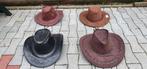 te koop 3 country hoeden 38 cm lang 34 cm breed, Kleding | Dames, Hoeden en Petten, ......, Hoed, Nieuw, One size fits all
