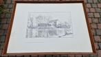 oude tekening ets venbergse molen, Ophalen of Verzenden