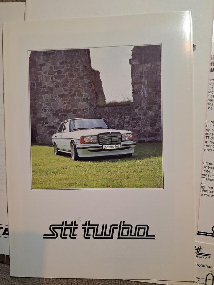 Mercedes STT Svensk Turbo Teknik AB Tracon TTA, Boeken, Auto's | Folders en Tijdschriften, Zo goed als nieuw, Mercedes, Ophalen of Verzenden