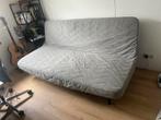 IKEA Bank - Grijze Slaapbank, Ophalen, Gebruikt, Tweepersoons, 140 cm