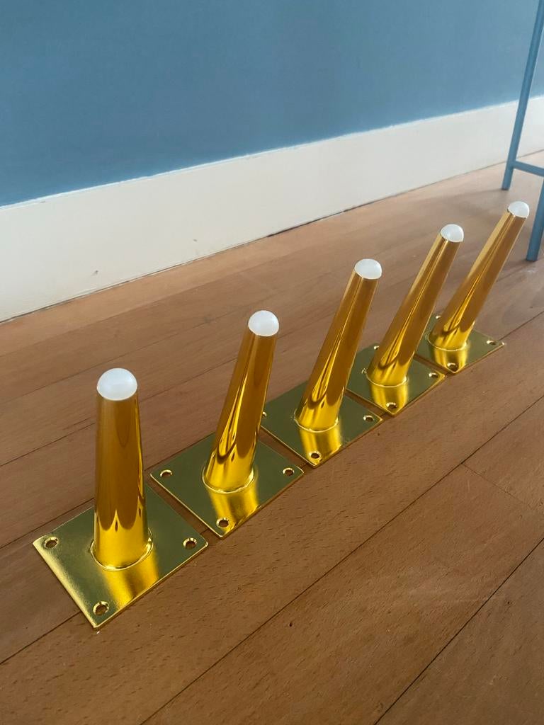Goudkleurige pootjes voor kast of commode, Ophalen of Verzenden, Zo goed als nieuw