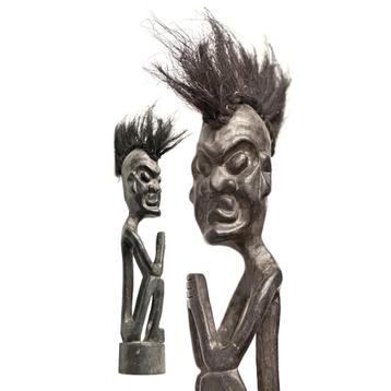 Batak-voorouderfiguur, Pagar, Indonesië beschikbaar voor biedingen