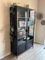 Woood vitrinekast Ronja XL, Huis en Inrichting, Kasten | Vitrinekasten, Ophalen, Gebruikt, 50 tot 100 cm, Metaal