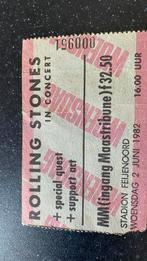 Rolling Stones ticket 1982, Tickets en Kaartjes, Concerten | Pop