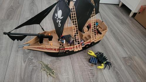Piratenschip Playmobil met diverse poppetjes ed., Kinderen en Baby's, Speelgoed | Playmobil, Gebruikt, Complete set, Ophalen