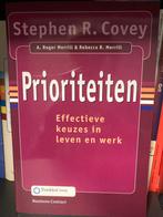 Prioriteiten - Stephen R. Covey, Boeken, Ophalen of Verzenden, Nieuw, Stephen R. Covey