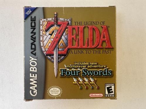 Legend of Zelda A Link Past + Four Swords Box Only USA GBA, Spelcomputers en Games, Games | Nintendo Game Boy, Gebruikt, Avontuur en Actie