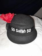 Hoed Sarah 50 jaar, Kleding | Dames, Hoeden en Petten, Ophalen of Verzenden, Zo goed als nieuw