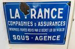 Emaille reclamebord 1950 La France, Ophalen of Verzenden